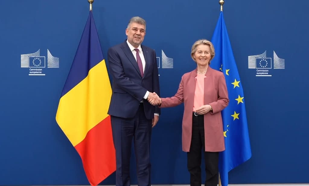 Ciolacu renegociază la Bruxelles PNRR-ul. Întâlnire cu von der Leyen