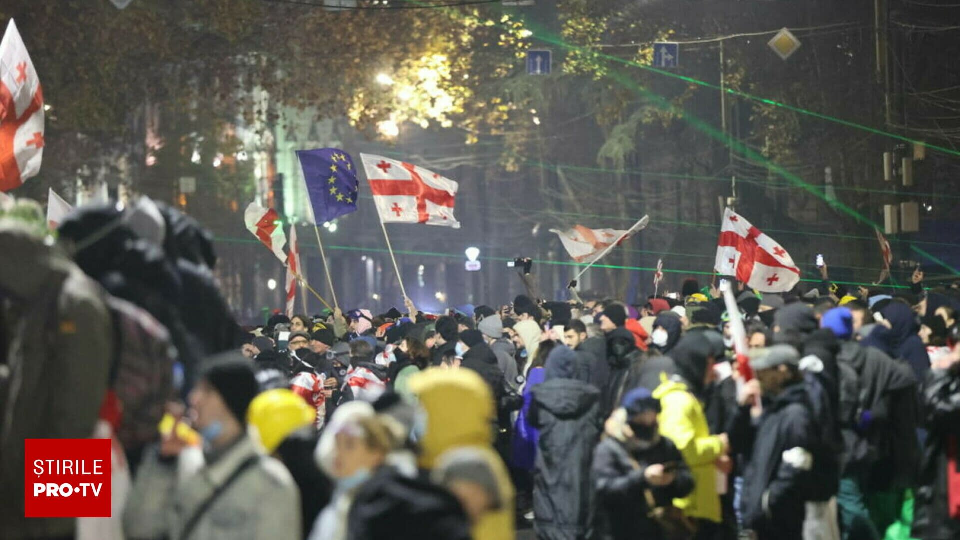 Doi lideri proeuropeni ai opoziției din Georgia au fost arestați la un protest față de Guvernul cu simpatii rusești