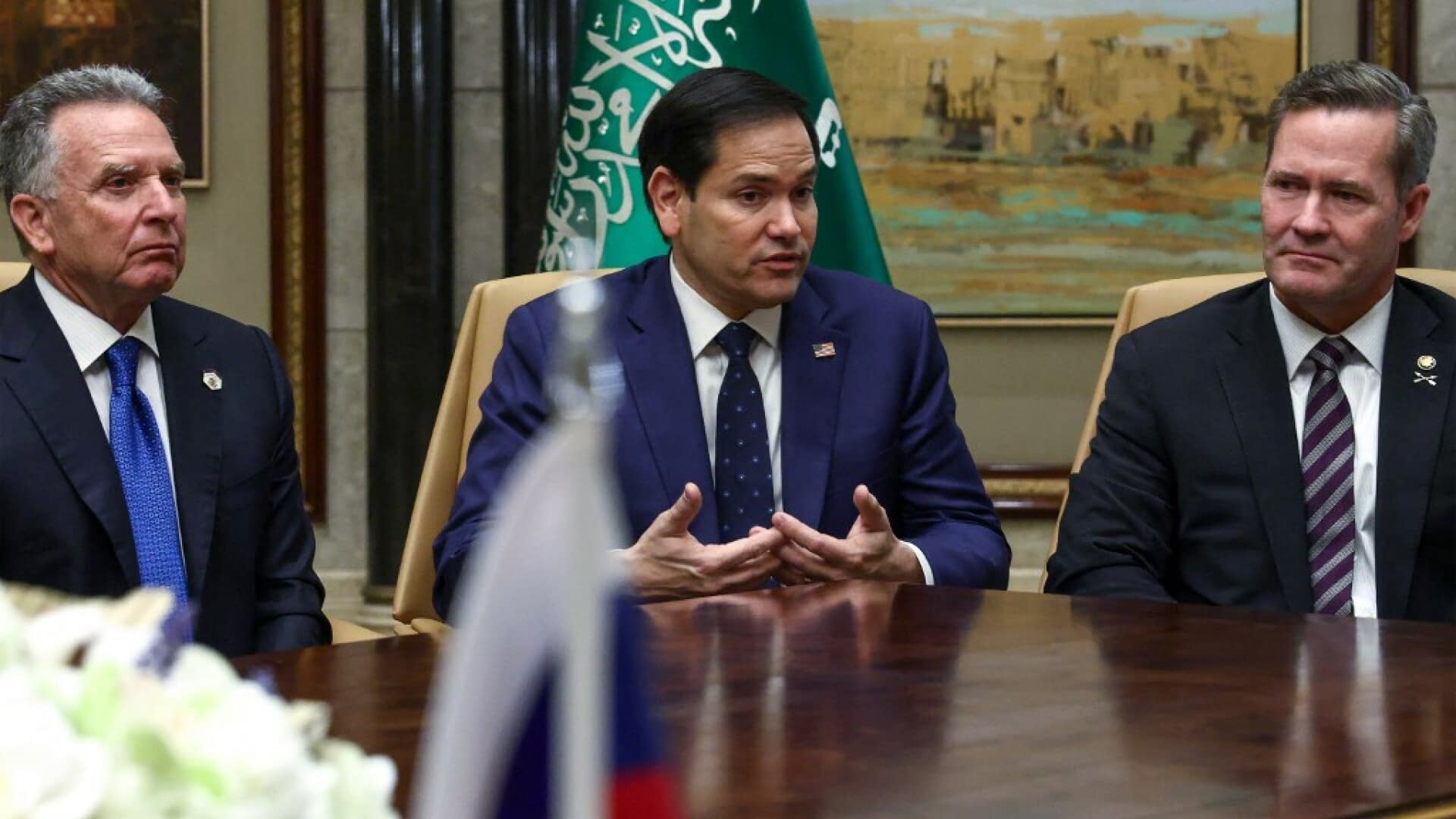 delegatie sua negocieri riad, marco rubio