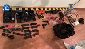 Veritable arsenal found in Potra’s home: submachine guns, grenades, grenade launchers, ammunition