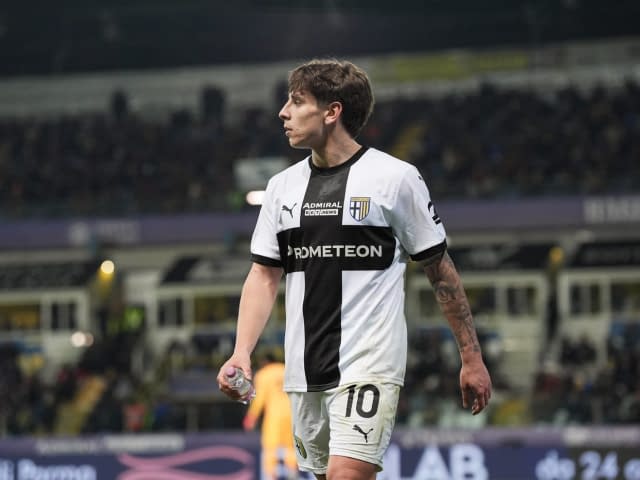 Lovitura primită de Cristi Chivu în prima repriză a meciului Parmei cu Bologna