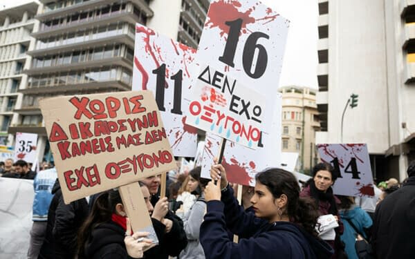 Protest Grecia