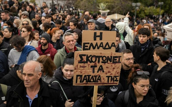 Protest Grecia