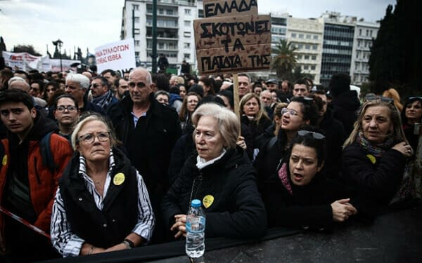 Protest Grecia