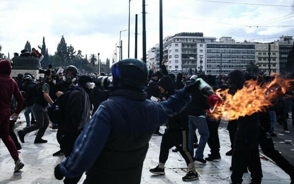 Protest Grecia