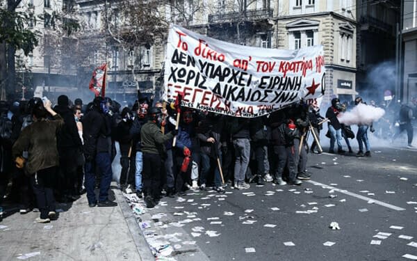 Protest Grecia