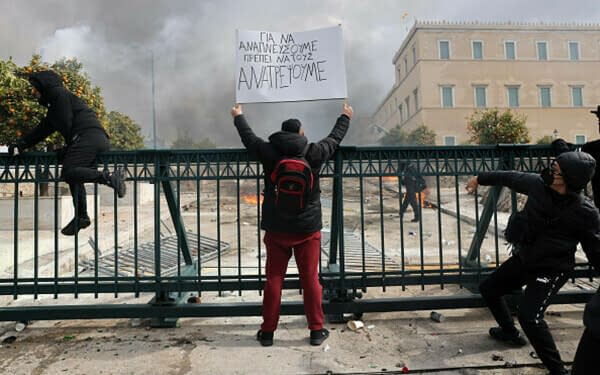 Protest Grecia