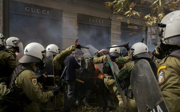 Protest Grecia