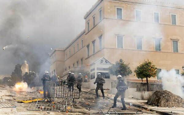 Protest Grecia