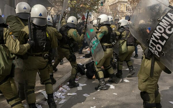 Protest Grecia