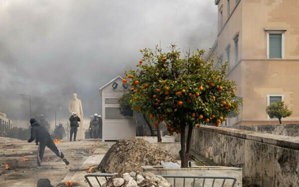 Protest Grecia