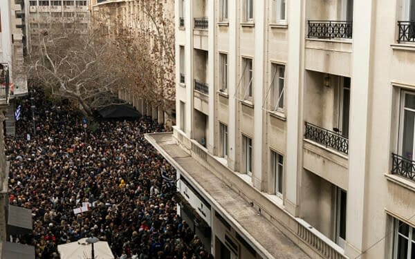 Protest Grecia