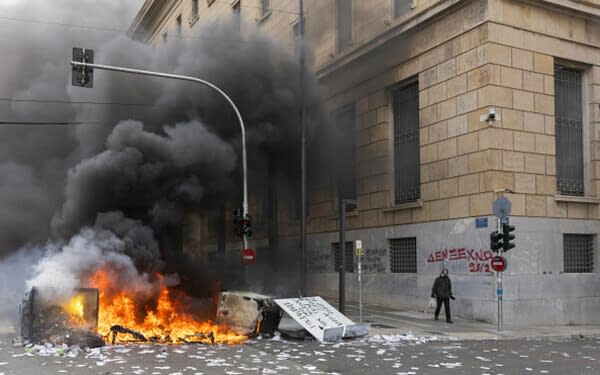 Protest Grecia