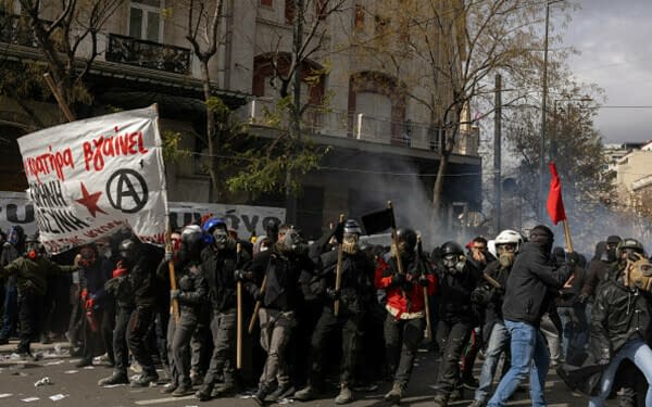 Protest Grecia